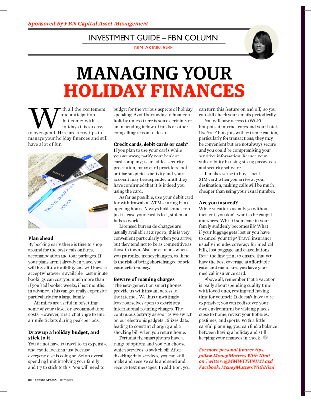 Managing Your Holiday Finances [Forbes July 2015] copy