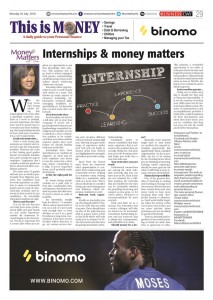 Internships and Money Matters