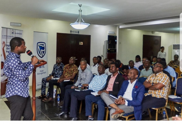 Mr Babalola speaking to a cross section of the participants