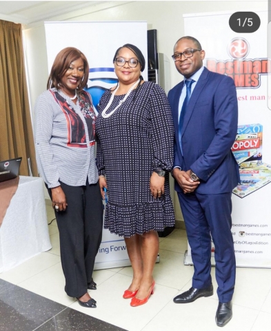 Mrs Akinkugbe, Mrs Tina Mbagwu and Obinna Lewis-Asonye