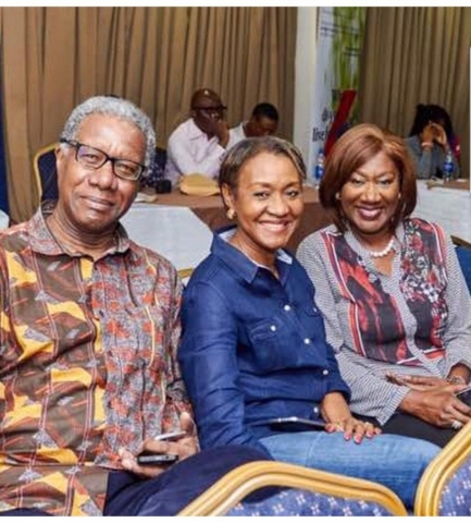 The CEO Best Man games Ltd, Mrs Nimi Akinkugbe, Mrs Ibiai and one of the participants.